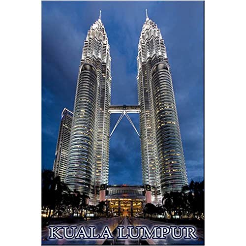 Petronas Towers Kühlschrankmagnet Kuala Lumpur Malaysia Reise-Souvenir von Magnet Sv