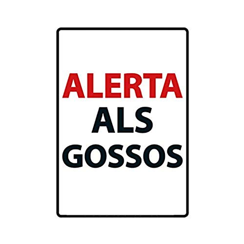 Magnet & Steel Schild A5 ALERTA als GOSSOS, rot, 14,8 x 21 cm, Polypropylen, Stahl von Magnet & Steel