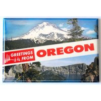 Grüße Aus Oregon-Kühlschrank-Magnet Grüße Aus Oregon-Kühlschrank-Magnet von MagnetRevolution
