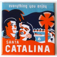 Kühlschrankmagnet Der Insel Santa Catalina von MagnetRevolution