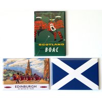 Schottland-Reise-Kühlschrank-Magnet-Set von MagnetRevolution