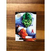 The Hulk Recycled Trading Card Kühlschrankmagnet von MagnetShoppeAB