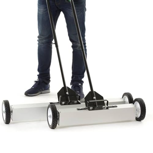 Magnetar Magnetbesen - 60 cm - Magnetischer Bodenkehrer - Magnetic Broom - Spänesammler - Magnet Besen Stark - Magnet Kehrmaschine - Magnetic Sweeper von Magnetar