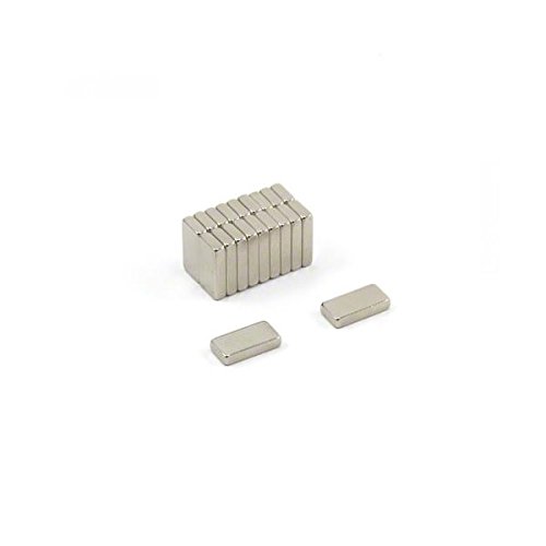 Magnetastico | 40 Stück Neodym Magnete extra stark N52 Rechteck 10x5x2 mm | Magnet rechteckig, Kühlschrankmagnet, Mini Magnete stark für Pinnwand Magnettafel Whiteboard, Rechteckmagnet Quadermagnet von Magnetastico