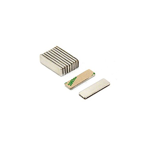Magnetastico | 20 Stück Selbstklebende Magnete Neodym Magnete N52 Rechteck 20x10x1 mm | Extra Starke Klebemagnete mit 3M Klebeband | Magnete flach mit Klebefolie Magnet selbstklebend stark Magnetastico | 20 Stück Selbstklebende Magnete Neodym Magnete N52 Rechteck 20x10x1 mm | Extra Starke Klebemagnete mit 3M Klebeband | Magnete flach mit Klebefolie Magnet selbstklebend stark von Magnetastico