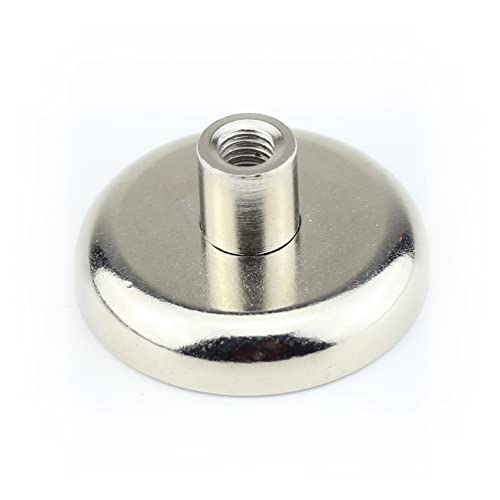 1 Neodym Flachgreifer Topfmagnet Ø36x8 mm N35 Magnet mit Gewindebuchse Gewinde M6x10mm - Haftkraft 41 kg / 410 N von Magnethandel
