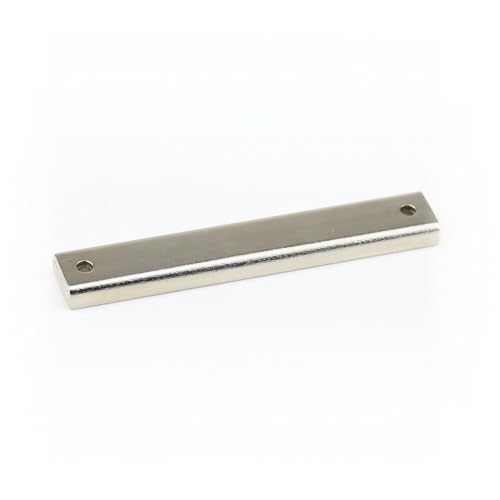 MAGNETHANDEL I 10 Neodym Flachgreifer rechteckig 80x13,5x5 mm mit Senkung Haftkraft ca. 34 kg von Magnethandel