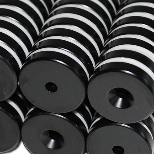 Magnethandel I 1 Stück Neodym Ringmagnete Ø 32 x Ø 5,5 x 7 mm Süd mit Bohrung und Senkung Schwarz Epoxy Starke Scheibenmagnete mit Bohrung Supermagnete Haftkraft 16kg Ringmagnete zum Verschrauben Magnethandel I 1 Stück Neodym Ringmagnete Ø 32 x Ø 5,5 x 7 mm Süd mit Bohrung und Senkung Schwarz Epoxy Starke Scheibenmagnete mit Bohrung Supermagnete Haftkraft 16kg Ringmagnete zum Verschrauben von Magnethandel
