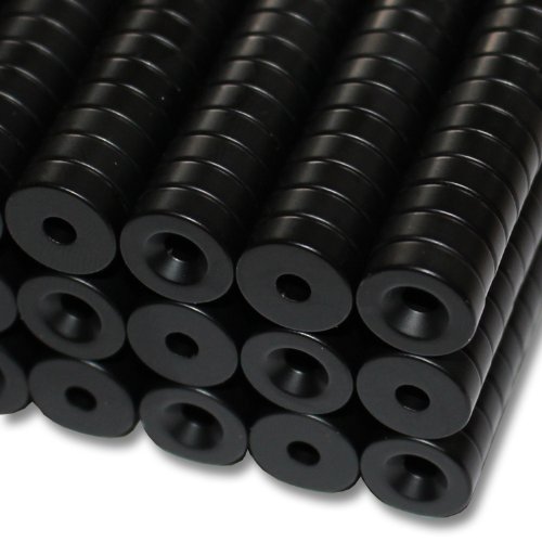 Magnethandel I 10 Stück Neodym Ringmagnete Ø 12 x Ø 3,5 x 4 mm Süd mit Bohrung und Senkung Schwarz Epoxy Starke Scheibenmagnete mit Bohrung Supermagnete Haftkraft 1,6kg Ringmagnete zum Verschrauben Magnethandel I 10 Stück Neodym Ringmagnete Ø 12 x Ø 3,5 x 4 mm Süd mit Bohrung und Senkung Schwarz Epoxy Starke Scheibenmagnete mit Bohrung Supermagnete Haftkraft 1,6kg Ringmagnete zum Verschrauben von Magnethandel