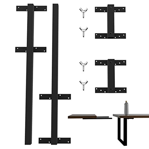 Magnetic Mobel Erweiterung Tischplatte Erweiterungsplatte Metall Schwarz (Schwarz) von Magnetic Mobel