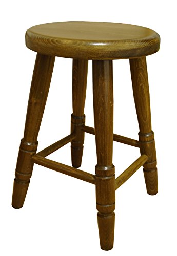 Magnetic Mobel Hocker Massiv Stuhl Sitz Sitzmöbel Buche H 45 cm Neu (Eiche) von Magnetic Mobel