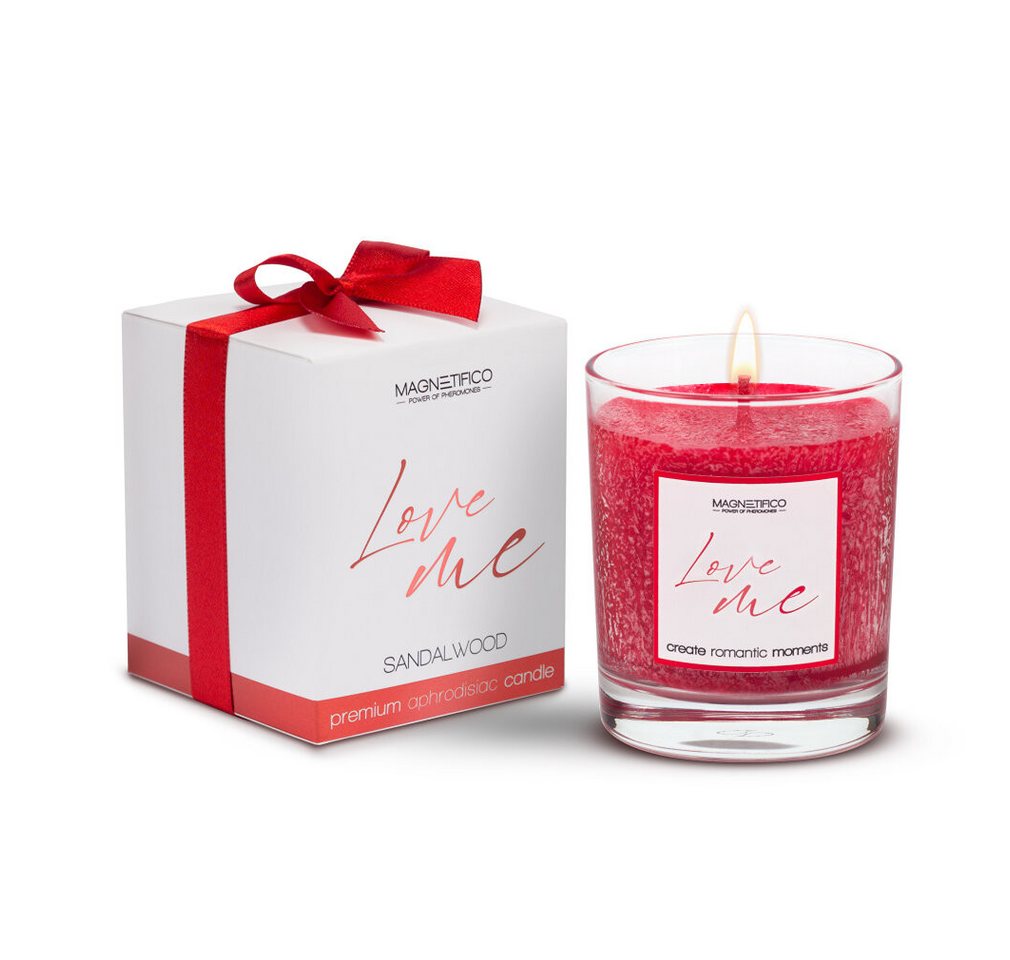 Magnetifico Duftkerze Duftkerze Love me Sandalwood (Duftkerze) 125 g von Magnetifico