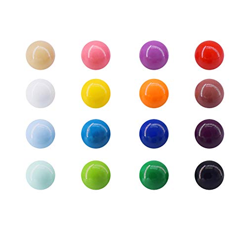 Magnetpro 16 Stück Mehrere Farben Magnete, Magnete für Magnettafel, Whiteboard, Pinnwand von Magnetpro