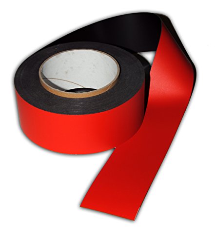 Magnetband Kennzeichnungsband rot 50 mm x 10 m von Magnetschilderversand NOHL-Werbung