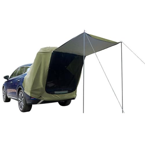Magnitt SUV Heckklappenzelt mit Markise, Oxford wasserdichtes Campingzelt, Heckklappe, Schattenmarkise Zelt für Camping, Outdoor-Reisen, Schrägheck-Zelt, Sonnenschatten-/Wasserschutz, UPF 50+ (Shallow von Magnitt
