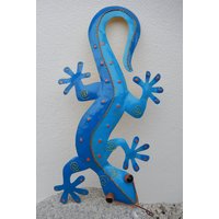 Gecko, Eidechse Aus Metall Salamander, Wanddeko von MagnoKreativ