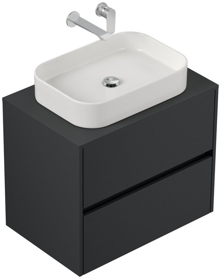Magnolia Home Aufsatzwaschbecken Badmöbel Taifun 70cm mit rechteckigem Aufsatzwaschbecken grafit Magnolia Home Aufsatzwaschbecken Badmöbel Taifun 70cm mit rechteckigem Aufsatzwaschbecken grafit von Magnolia Home