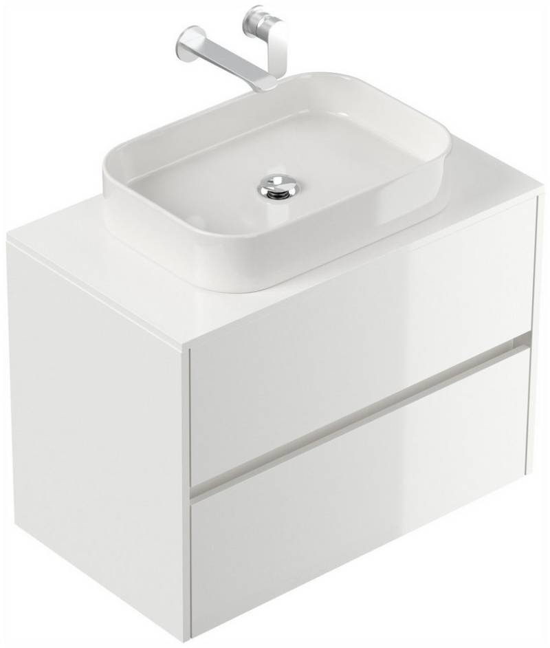 Magnolia Home Aufsatzwaschbecken Badmöbel Taifun 80cm mit rechteckigem Aufsatzwaschbecken weiß Hgl Magnolia Home Aufsatzwaschbecken Badmöbel Taifun 80cm mit rechteckigem Aufsatzwaschbecken weiß Hgl von Magnolia Home