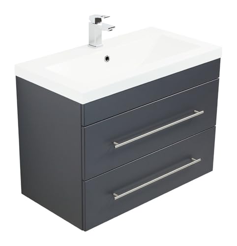 Magnolia Home Badmöbel Infinity 850 SoftClose Farbe Anthrazit von Magnolia Home