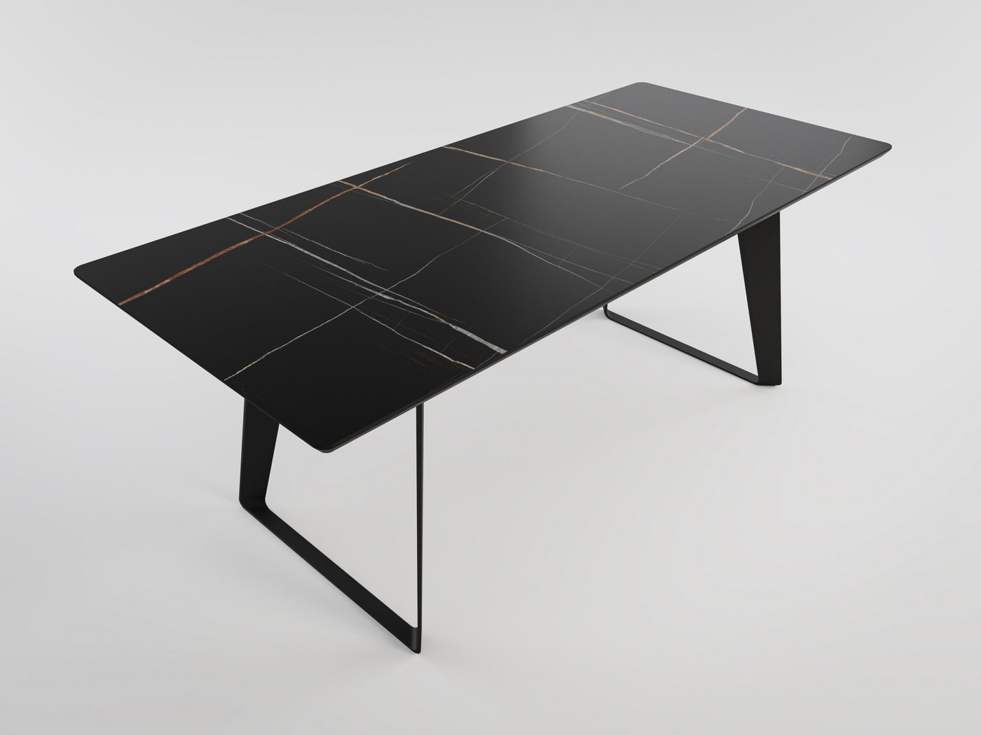 Magnolia Home Esstisch Esstisch FLORINT 200x90cm schwarze Keramikplatte schwarze Design-Tisch Magnolia Home Esstisch Esstisch FLORINT 200x90cm schwarze Keramikplatte schwarze Design-Tisch von Magnolia Home