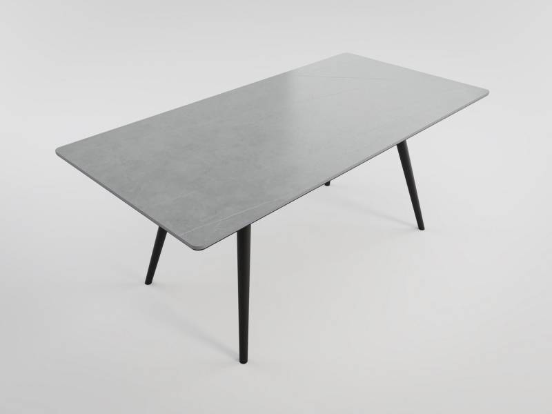 Magnolia Home Esstisch Esszimmertisch RIGA 180x90cm graue Keramikplatte schwarze konische Tis Magnolia Home Esstisch Esszimmertisch RIGA 180x90cm graue Keramikplatte schwarze konische Tis von Magnolia Home