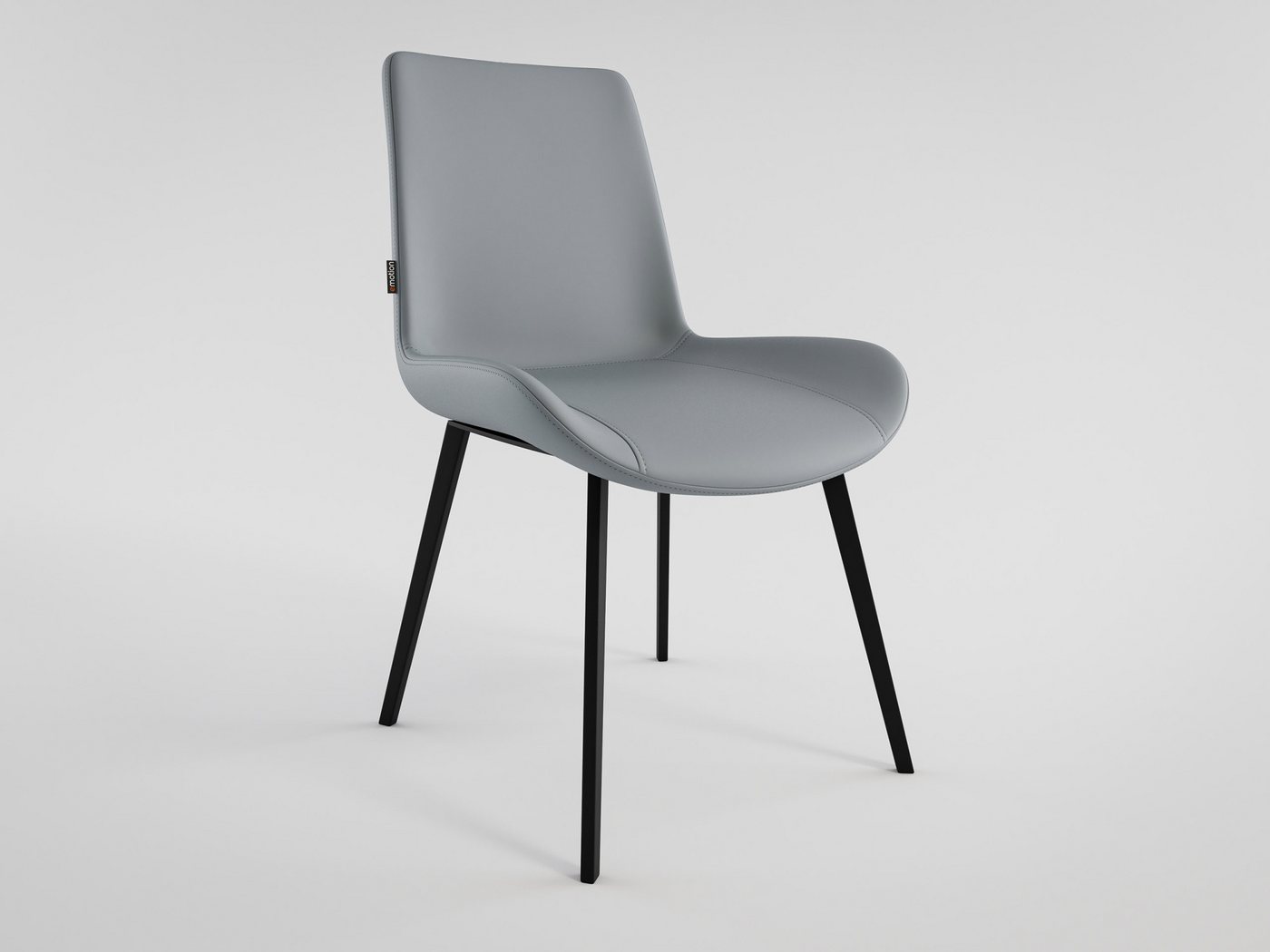 Magnolia Home Esszimmerstuhl Esszimmerstuhl Design Küchenstuhl Chase Kunstleder hellgrau Metallbein Magnolia Home Esszimmerstuhl Esszimmerstuhl Design Küchenstuhl Chase Kunstleder hellgrau Metallbein von Magnolia Home