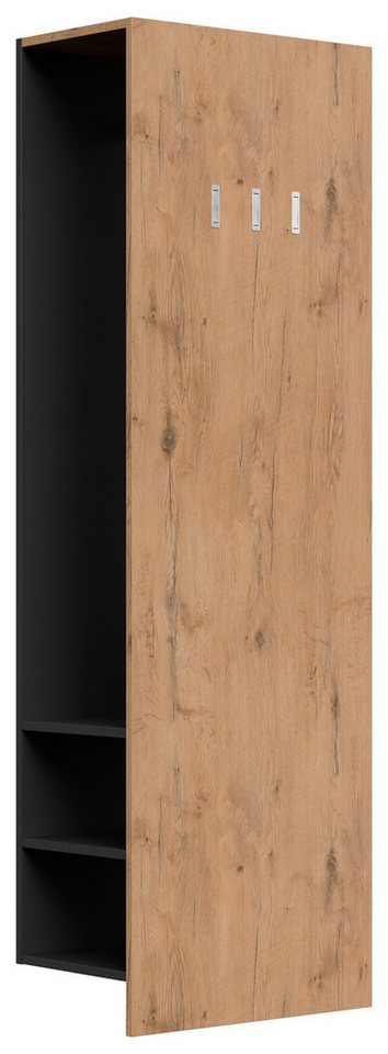 Magnolia Home Garderoben-Set Garderobenpaneel Urban 3 Haken Garderobenstange 6 Paar Schuhe Oak von Magnolia Home