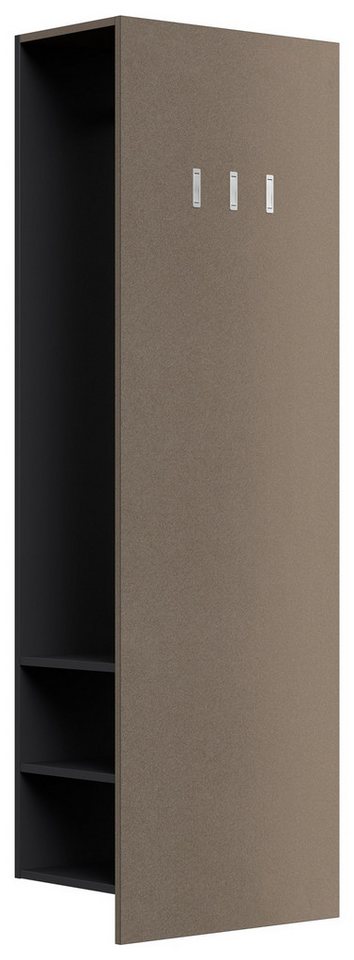 Magnolia Home Garderoben-Set Garderobenpaneel Urban 3 Haken Garderobenstange 6 Paar Schuhe Sand von Magnolia Home