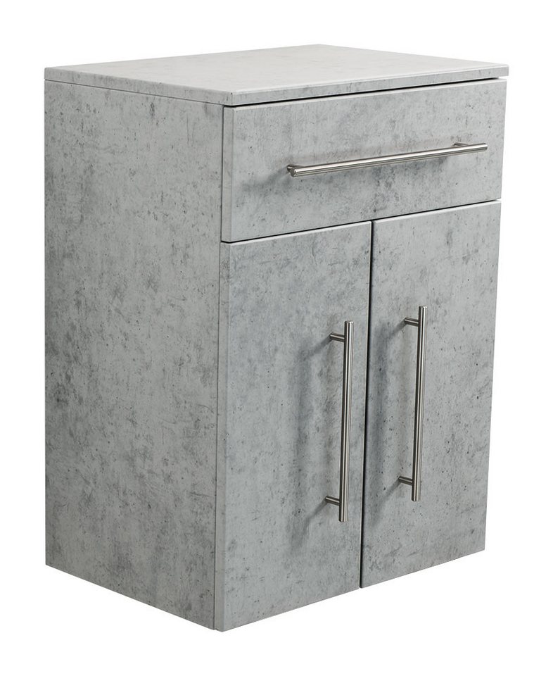 Magnolia Home Midischrank Badmöbel Aurum-XL Beton von Magnolia Home