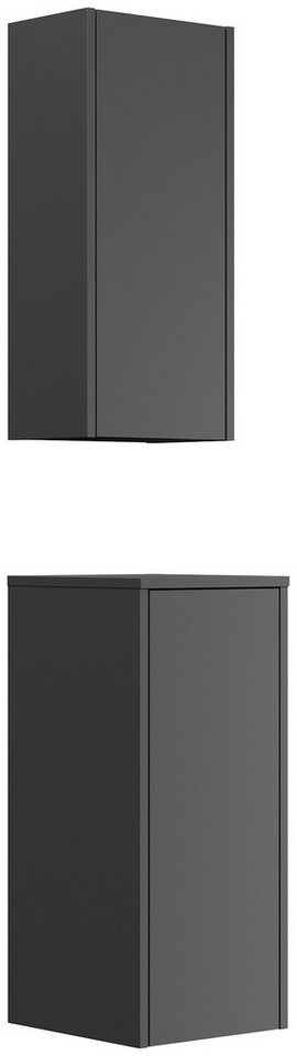 Magnolia Home Midischrank Badschrank 2er Set Taifun zur Wandmontage grafit von Magnolia Home