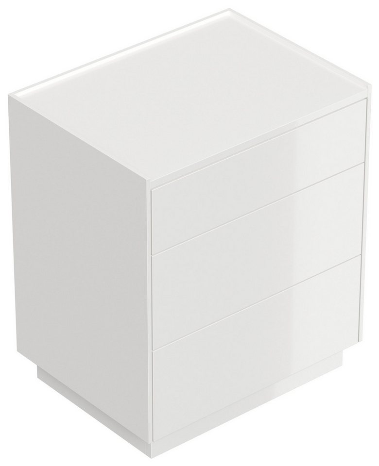 Magnolia Home Nachttisch Design Nachttisch Kommode Lux L 60cm, 3 Pushauszüge lackiert Weiß Hgl Magnolia Home Nachttisch Design Nachttisch Kommode Lux L 60cm, 3 Pushauszüge lackiert Weiß Hgl von Magnolia Home