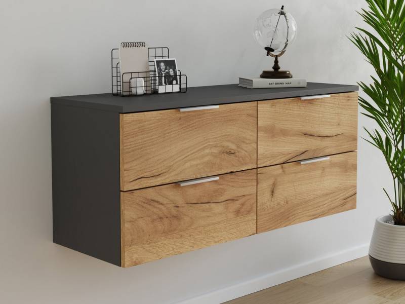 Magnolia Home Schubkastenkommode Design Hängekonsole Sideboard Urban Slimline 4 Softeinzüge Oak Magnolia Home Schubkastenkommode Design Hängekonsole Sideboard Urban Slimline 4 Softeinzüge Oak von Magnolia Home