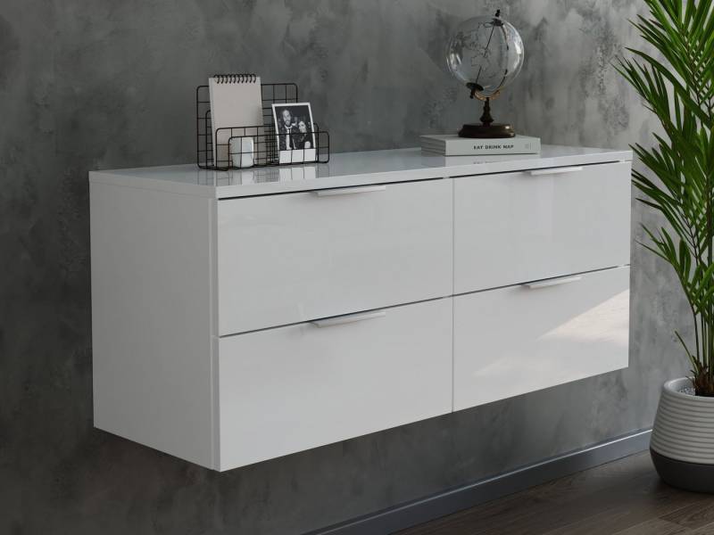 Magnolia Home Schubkastenkommode Design Hängekonsole Sideboard Urban Slimline 4 Softeinzüge lackiert We Magnolia Home Schubkastenkommode Design Hängekonsole Sideboard Urban Slimline 4 Softeinzüge lackiert We von Magnolia Home