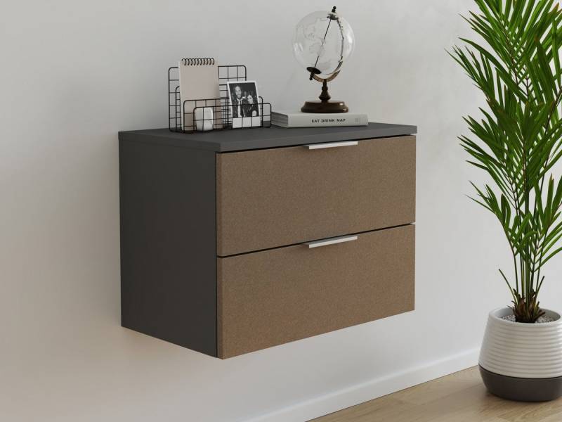 Magnolia Home Schubkastenkommode Design Hängeschrank Urban Slimline Konsole 2 Softeinzüge Sand von Magnolia Home