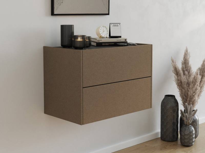 Magnolia Home Schubkastenkommode Hängeschrank Urban Slimline Konsole 2 Push-to-open Einzüge Sand von Magnolia Home