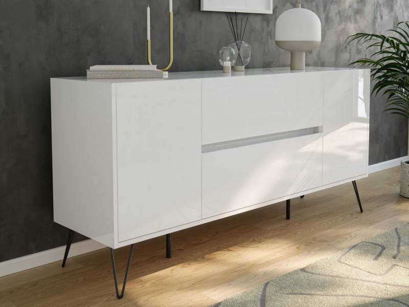 Magnolia Home Sideboard Raumwunder Sideboard Kommode Taran 155cm 2 SoftClose 2 Türen Weiß hoch Magnolia Home Sideboard Raumwunder Sideboard Kommode Taran 155cm 2 SoftClose 2 Türen Weiß hoch von Magnolia Home