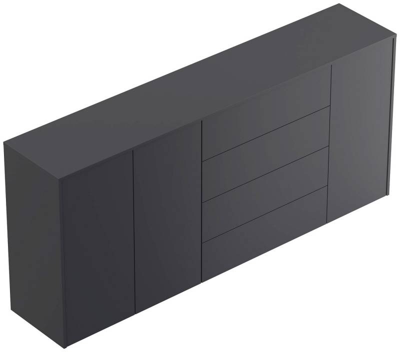 Magnolia Home Sideboard Sideboard Impulse 200cm 3 Türen 4 Pushauszüg Grafit Magnolia Home Sideboard Sideboard Impulse 200cm 3 Türen 4 Pushauszüg Grafit von Magnolia Home