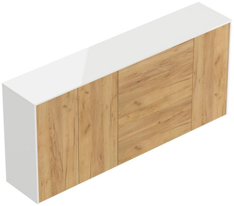 Magnolia Home Sideboard Sideboard Impulse 200cm 3 Türen 4 Pushauszüg Weiß Hgl Eiche Magnolia Home Sideboard Sideboard Impulse 200cm 3 Türen 4 Pushauszüg Weiß Hgl Eiche von Magnolia Home