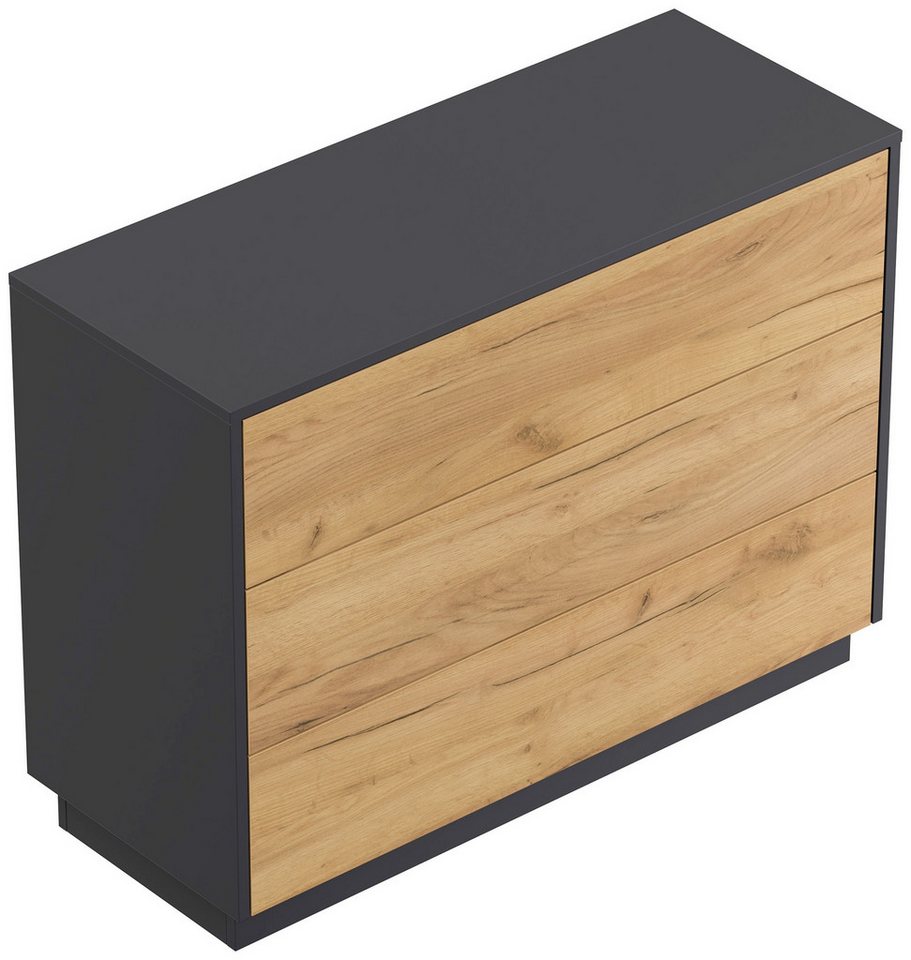 Magnolia Home Sideboard Sideboard Kommode Hero B stehend 100cm 3 Pushauszüge Grafit Eiche Magnolia Home Sideboard Sideboard Kommode Hero B stehend 100cm 3 Pushauszüge Grafit Eiche von Magnolia Home