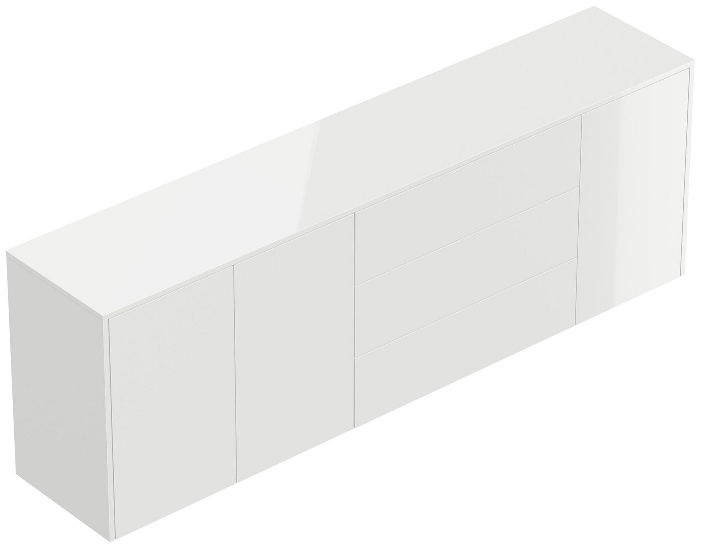 Magnolia Home Sideboard Sideboard Silia B hängend 200cm 3 Türen 3 Pushauszüge Weiß Hgl Magnolia Home Sideboard Sideboard Silia B hängend 200cm 3 Türen 3 Pushauszüge Weiß Hgl von Magnolia Home