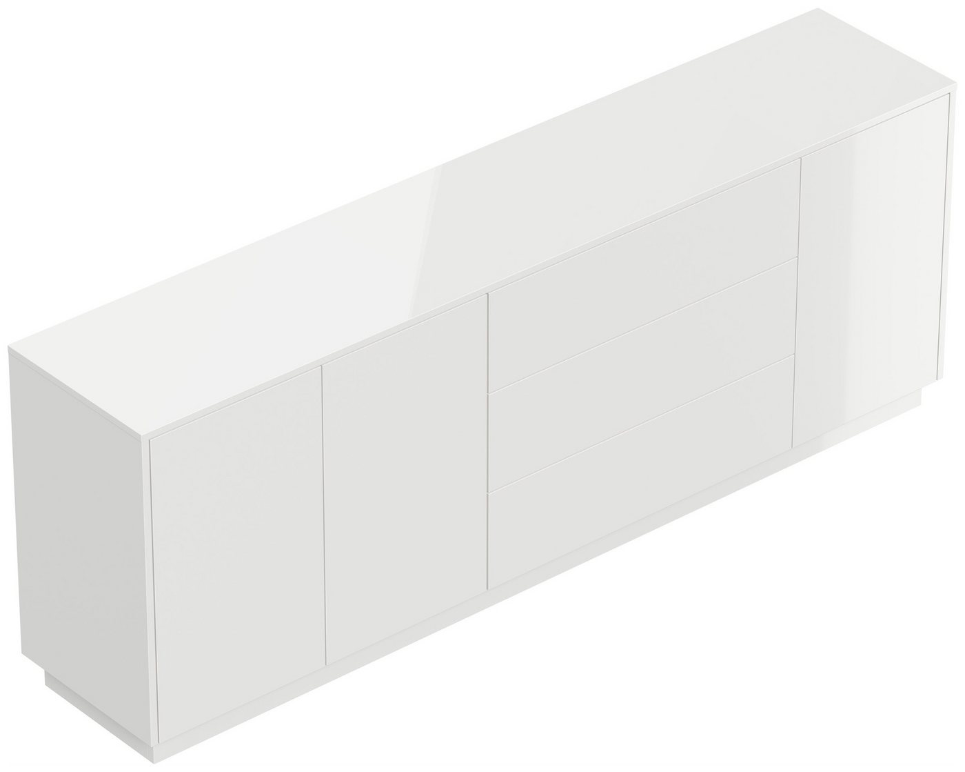 Magnolia Home Sideboard Sideboard Silia B stehend 200cm 3 Türen 3 Pushauszüge Weiß Hgl Magnolia Home Sideboard Sideboard Silia B stehend 200cm 3 Türen 3 Pushauszüge Weiß Hgl von Magnolia Home