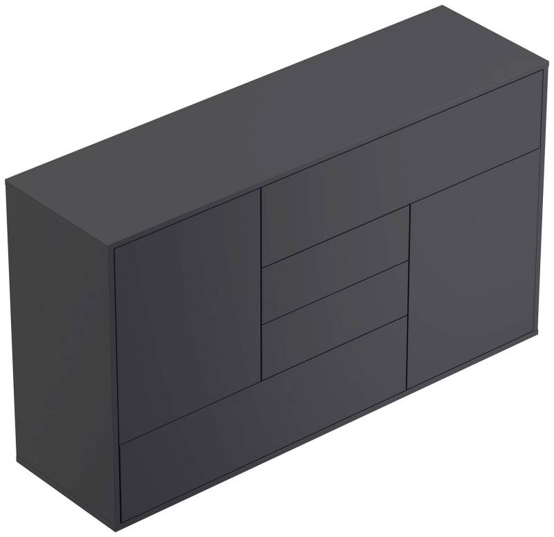 Magnolia Home Sideboard Sideboard stehend Karat A 140cm 2 Türen 4 Pushauszüge Grafit Magnolia Home Sideboard Sideboard stehend Karat A 140cm 2 Türen 4 Pushauszüge Grafit von Magnolia Home