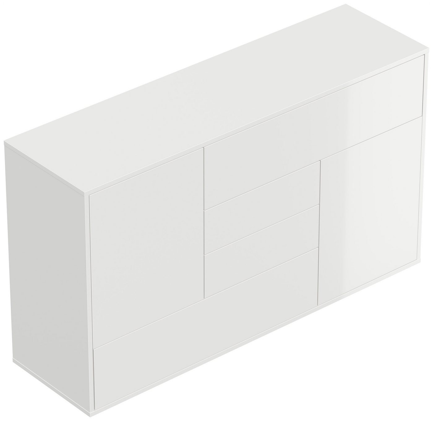 Magnolia Home Sideboard Sideboard stehend Karat A 140cm 2 Türen 4 Pushauszüge Weiß Hgl Magnolia Home Sideboard Sideboard stehend Karat A 140cm 2 Türen 4 Pushauszüge Weiß Hgl von Magnolia Home