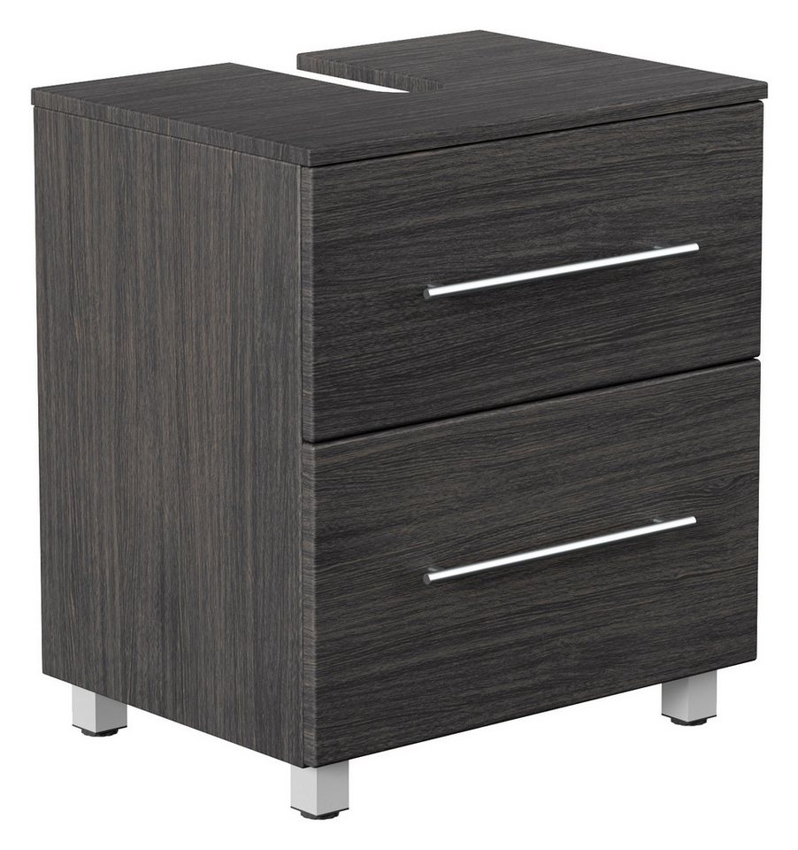 Magnolia Home Waschbeckenunterschrank Universal Unterbau auf Standfüßen 55 cm SoftClose anthrazit gemasert Magnolia Home Waschbeckenunterschrank Universal Unterbau auf Standfüßen 55 cm SoftClose anthrazit gemasert von Magnolia Home