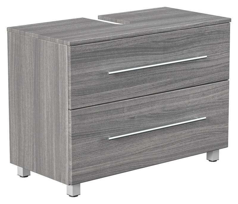 Magnolia Home Waschbeckenunterschrank Universal Unterbau auf Standfüßen 85 cm SoftClose silbereiche von Magnolia Home