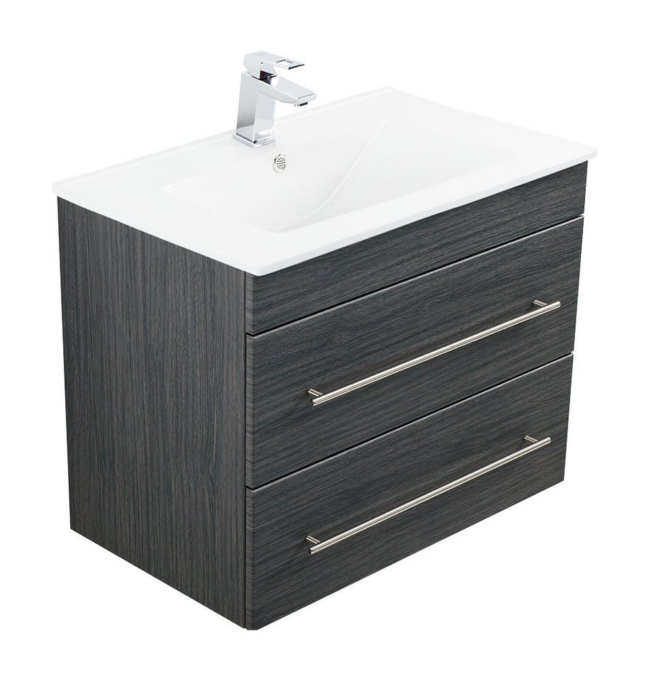 Magnolia Home Waschtisch Badmöbel Casa Infinity 750 SoftClose anthrazit gemasert Magnolia Home Waschtisch Badmöbel Casa Infinity 750 SoftClose anthrazit gemasert von Magnolia Home