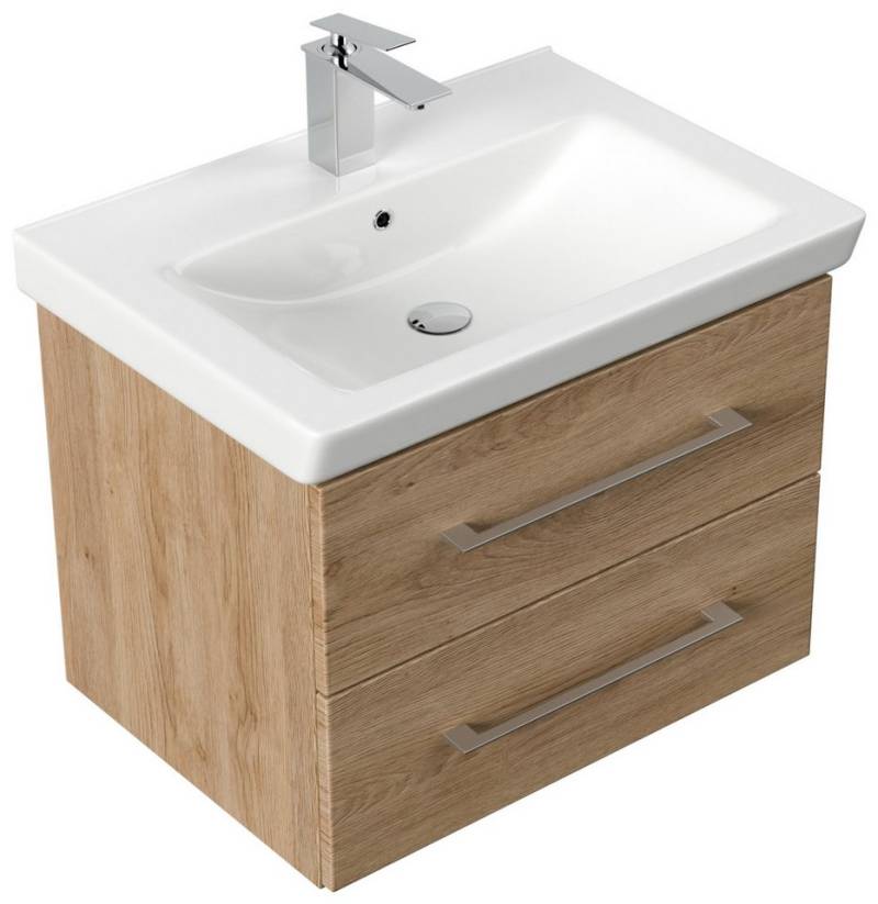 Magnolia Home Waschtisch Badmöbel City 65cm mit V&B Subway 2.0 Waschbecken SoftClose eiche hel Magnolia Home Waschtisch Badmöbel City 65cm mit V&B Subway 2.0 Waschbecken SoftClose eiche hel von Magnolia Home