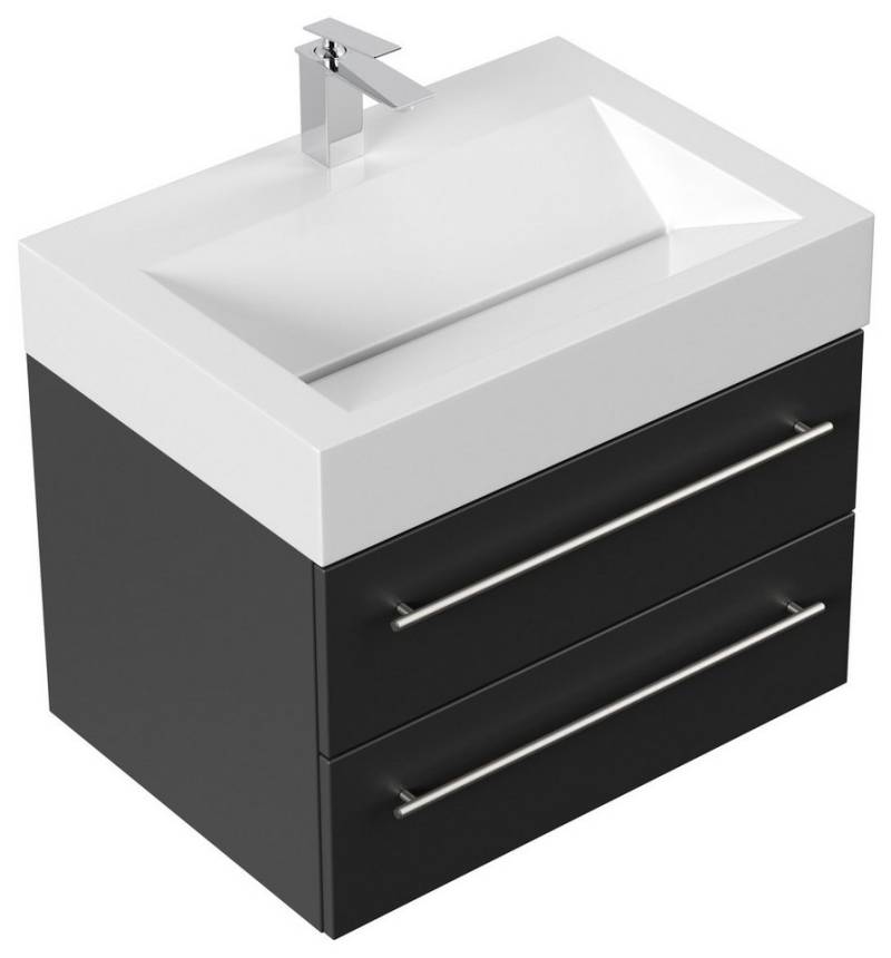 Magnolia Home Waschtisch Badmöbel Design 700 schwarz von Magnolia Home