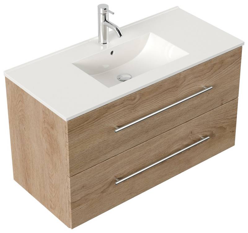 Magnolia Home Waschtisch Badmöbel Firenze 100 SoftClose eiche hell Magnolia Home Waschtisch Badmöbel Firenze 100 SoftClose eiche hell von Magnolia Home