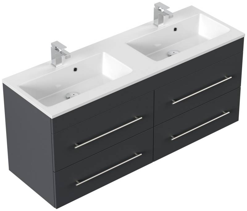 Magnolia Home Waschtisch Badmöbel Firenze 140 SoftClose grafit Magnolia Home Waschtisch Badmöbel Firenze 140 SoftClose grafit von Magnolia Home